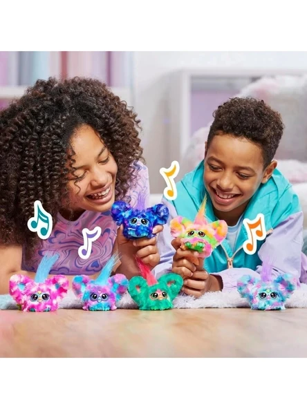Furby Furblets Loo-Lay Mini Friend, 45+ Ses ve Müzik, 6 Yaş ve Üstü Için Elektronik Peluş - Resim 2