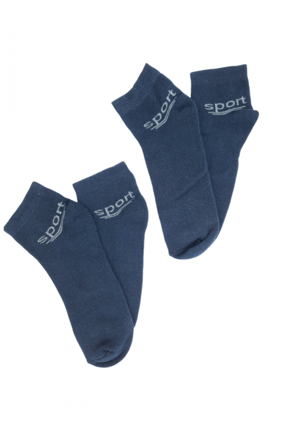 2 Çift 40-44 Erkek Uzun Kışlık Havlu Patik Çorap BT-0311