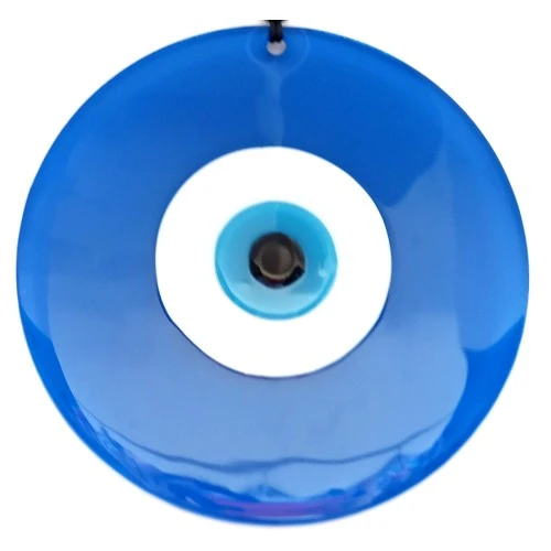 Cam Nazar Boncuklu Mavi Renk 20 Santimetre El Yapımı Duvar Süsü ürün görseli