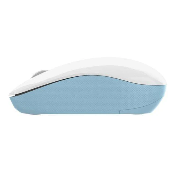 Everest SMW-973 USB Beyaz-Mavi 2.4Ghz 1200DPI Kablosuz Optik Mouse 5 Metre Menzilli - Resim 3