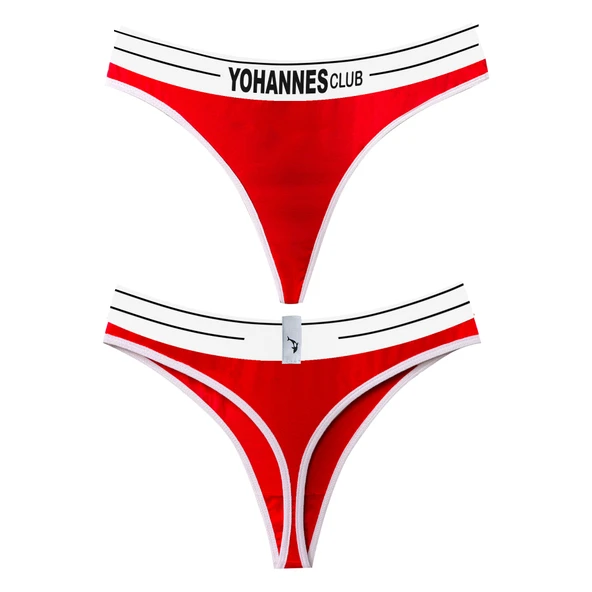 Yohannes Club, Kadın Pamuklu İç Çamaşırı Takımı (Büstiyer- Kemerli Tanga Külot), Renk Seçenekli - Resim 12