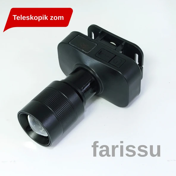 Gold Kama GK700SM LED Kafa Feneri – 30W Zoomlu, Şarjlı, Uzun Çalışma Süreli - 3