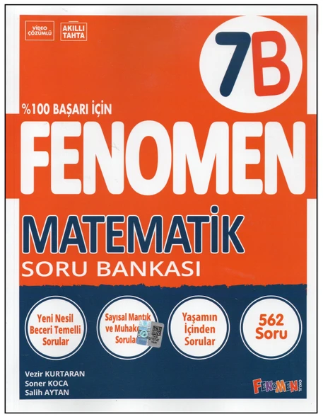 Fenomen 7.Sınıf 7B Matematik Soru Bankası