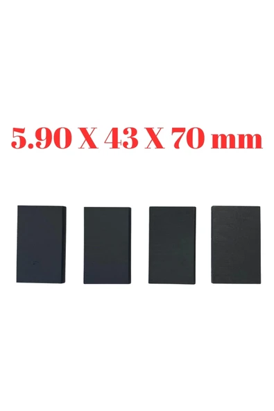 Bartech Kuru Süt Sağım Makinesi Fiber Kömür Paleti 5.90*43*70 Mm (4 Adet) - 2