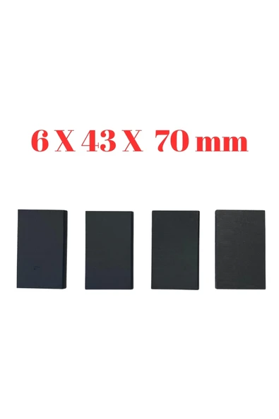 Bartech Kuru Süt Sağım Makinesi Kömür Paleti 6.00*43*70 Mm (4 Adet) - 2