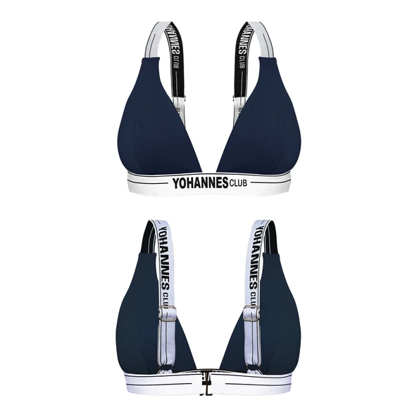 Yohannes Club, Kadın Pamuklu İç Çamaşırı Takımı (Lastik Askılı Sütyen & Lastik Bantlı Tanga Külot) - Resim 11