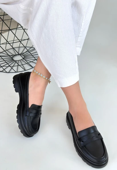 Pabucmarketi Siyah Kadın Günlük Ayakkabı - Resim 2