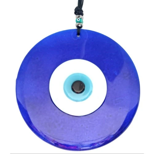 Mavi Cam Nazar Boncuklu 20 Santimetre El Yapımı Duvar Süsü ürün görseli