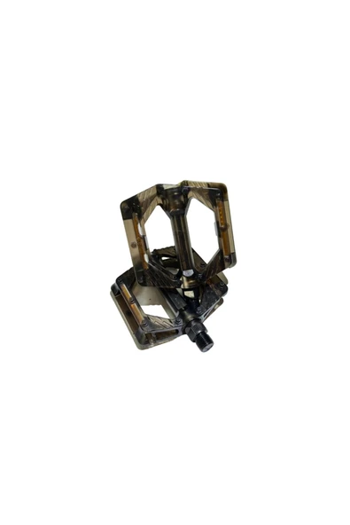 BİKE SKY EVO ŞEFFAF RENKLİ PLATFORM GENİŞ PEDAL PLATFORM BİSİKLET PEDALI REFLEKTÖRLÜ - Resim 4