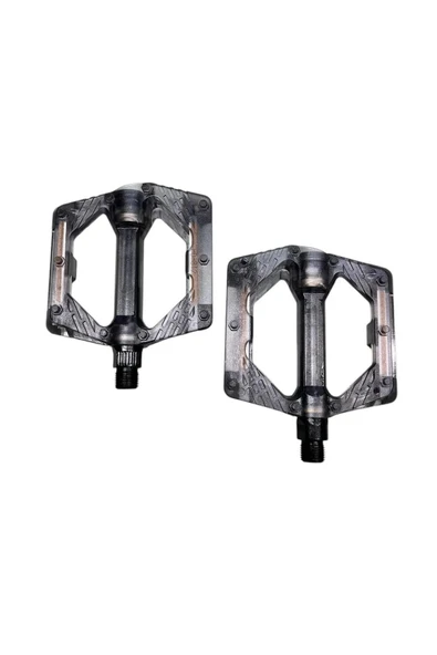 BİKE SKY EVO ŞEFFAF RENKLİ PLATFORM GENİŞ PEDAL PLATFORM BİSİKLET PEDALI REFLEKTÖRLÜ ürün görseli