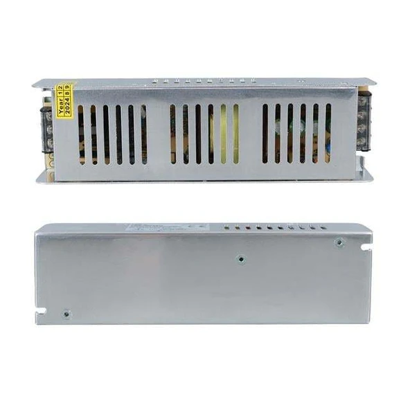 Ledx ALN-M2485S 24 Volt 8.5 Amper Slim Metal Kasa 200x60x40mm ürün görseli
