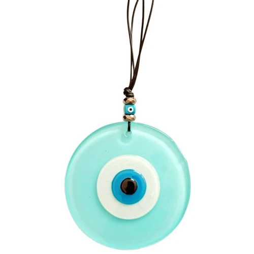 Turkuaz Rengi Nazar Boncuklu El Yapımı Duvar Süsü Hediyelik Eşya ürün görseli