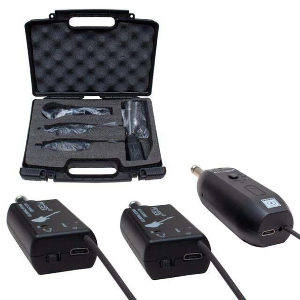 Magicvoice Mv-19590 UHF Kablosuz Amfi ve Enstrüman Aksesuarı Üçlü Set - Resim 2