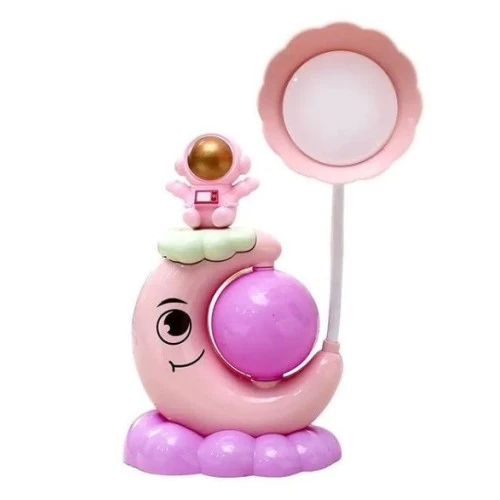 Çocuk Odası Ay ve Astronot Desenli Gece Lambası - 2