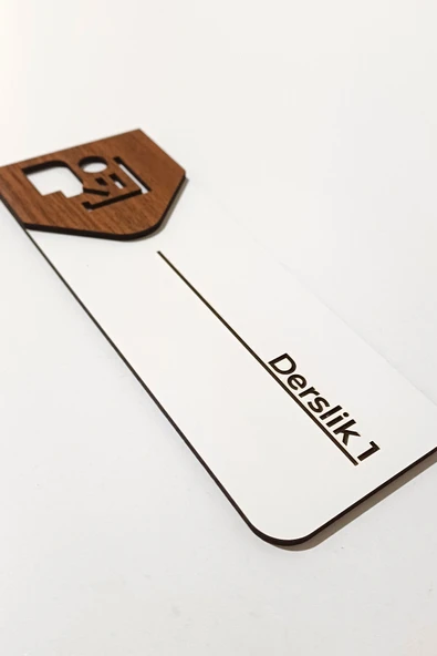 Sınıf ve Derslik Kapı Tabelası – MDF Okul Yönlendirme Levhası | 19x7 cm Çift Katmanlı - 3