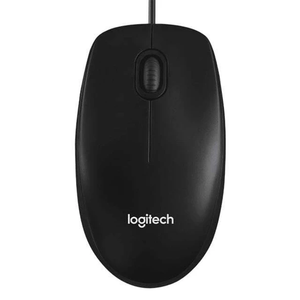Logitech M100 1000DPI USB Kablolu Mouse Siyah 910-006652 ürün görseli 1