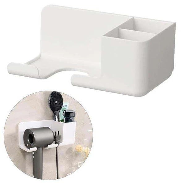 Sunup SN-27125 Banyo Rafı Sabunluk Diş Fırçası Saç Kurutma Makinesi