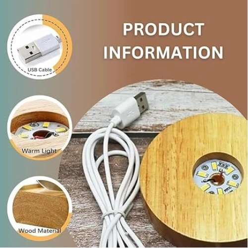 Dekoratif GEMİ Tasarımlı Ahşap altlıklı Işıklı Cam Küre Cam:6cm Ahşap:2cm - 4