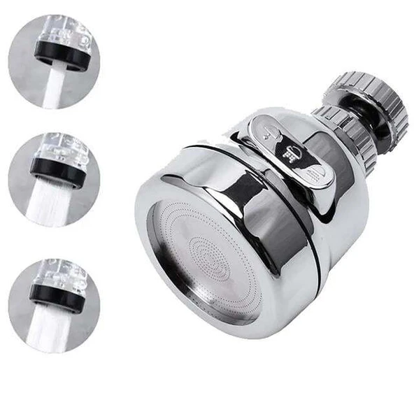 Sunup SN-27115 3 Kademeli Tasarruflu Musluk Başlığı 360 Derece ürün görseli 1
