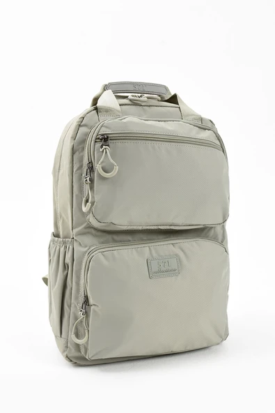 571 collections Ultra Hafif Şik ve Su Geçirmez Orta Boy Sırt Çantası Vizon Model: (571-13-9F) - Resim 4