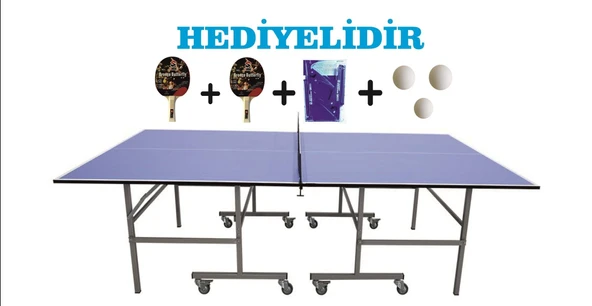 Seftil 16mm M.Tenisi Masası İç Mekan(2 Raket+File) - 2