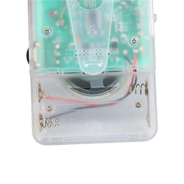 Starnic ST-821 AM-FM Şeffaf Analog Hapishane Radyosu (88-108 FM Frekans Aralığı) - Resim 3