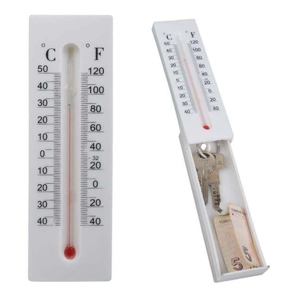 Sunup SN-24891 Dekoratif Gizli Bölmeli Termometre ürün görseli 1