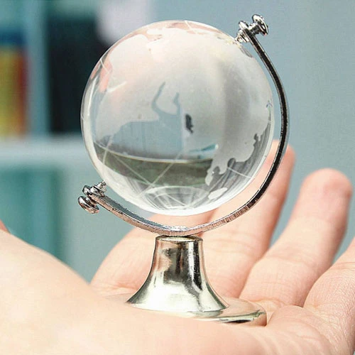 Kristal Büyük Boy Cam Dünya Küresi - 2