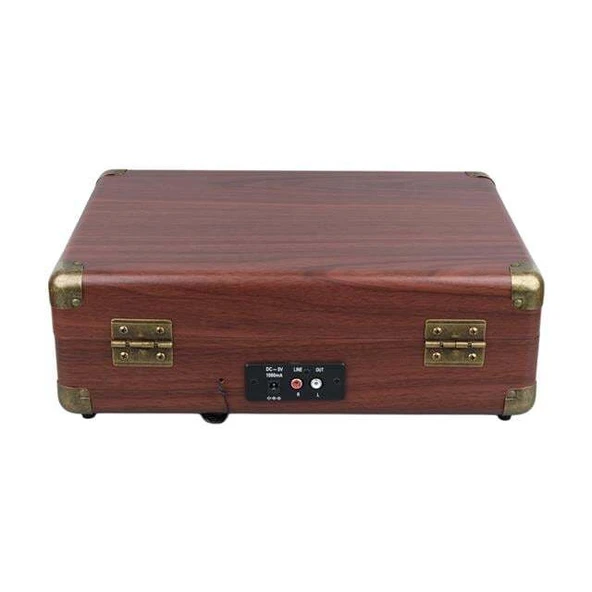 MagicVoice PU16 Retro Vintage Çanta Pikap - Radyo - Bluetooth - USB Mp3 Çalar - 4