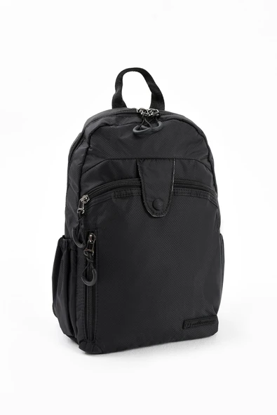 571 collections Ultra Hafif Şik ve Su Geçirmez Orta Boy Sırt Çantası Siyah Model: (571-13-9C) - Resim 4