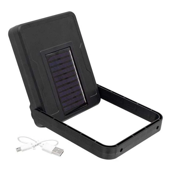 Powermaster YX-607 Cob Ledli Solar Panelli Hareket Sensörlü Çok Fonksiyonlu Lamba - Resim 2