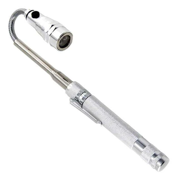 Powermaster MX-2808 Mıknatıslı 360 Derece Döner Başlıklı 3 Ledli Beyaz Işık El Feneri ürün görseli