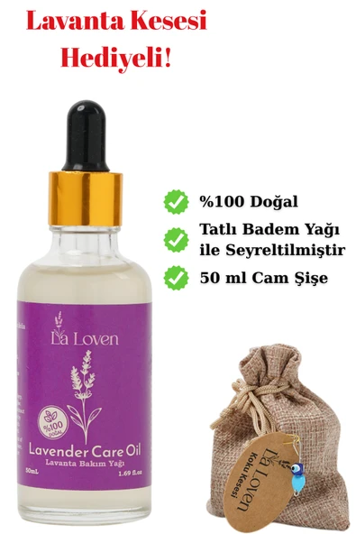 LaLoven Lavanta Bakım Yağı %100 Doğal ve Saf  50 ml