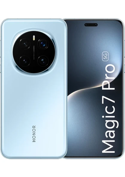 Honor Magic 7 Pro 512 GB 12 GB Ram (Honor Türkiye Garantili) Mavi - Resim 1