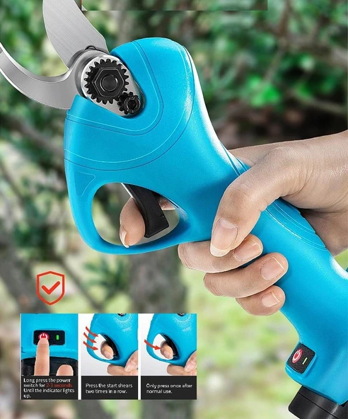 Suca SC 8601 Akülü Budama Makası 3 Bataryalı - Resim 4