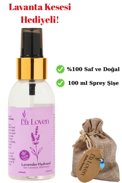 LaLoven Lavanta Hidrosolü %100 Doğal ve Saf 100 ml