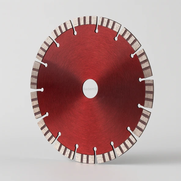 180 mm 18 cm Turbo Kanallı Elmas Kesme Diski Avuç Taşlama Seramik Beton Granit Tuğla Blok İçin Uygun - Resim 3