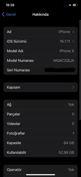 İphone X 64 Gb Orjinal Değişensiz A Kalite - 4