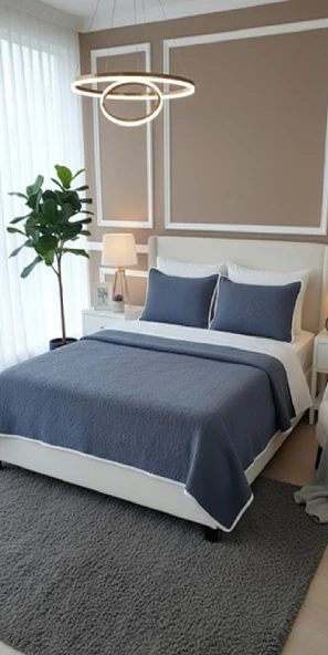 BELLİSİMA ÇİFT KİŞİLİK YATAK ÖRTÜSÜ CASTLE ROCK ANTRASİT ürün görseli