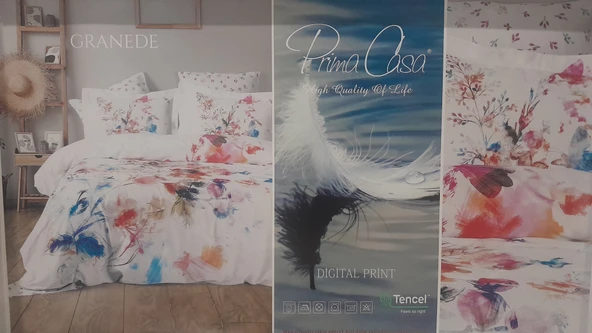 ÇİFT KİŞİLİK NEVRESİM TAKIMI PAMUK SATEN GRANEDE ürün görseli