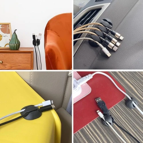 Yapışkanlı Kablo Sabitleyici Düzenleyici 16 lı Paket - 4