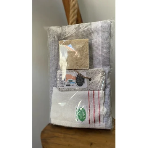 Gelin Damat Hamam Banyo 4 Lü Set - 1