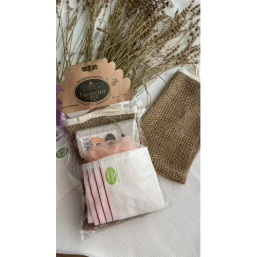 Doğal 4 Lü Banyo Hamam Seti - Resim 2