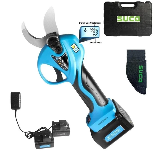 Suca SC 8611A LED Göstergeli Akülü Budama Makası 40 mm ürün görseli 1