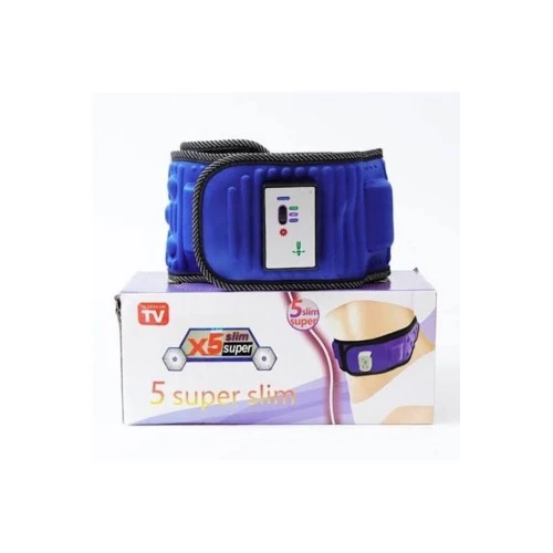 Super Slim 5 motorlu Titreşimli Masaj Kemeri Göbek Eritme Aleti - Resim 3