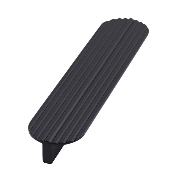 Teke Mat Siyah Metal Kulp 224 mm 22,4 cm  Mutfak Dolabı Kulbu Kulpu Mobilya Çekmece Dolap Kulpları - Resim 2