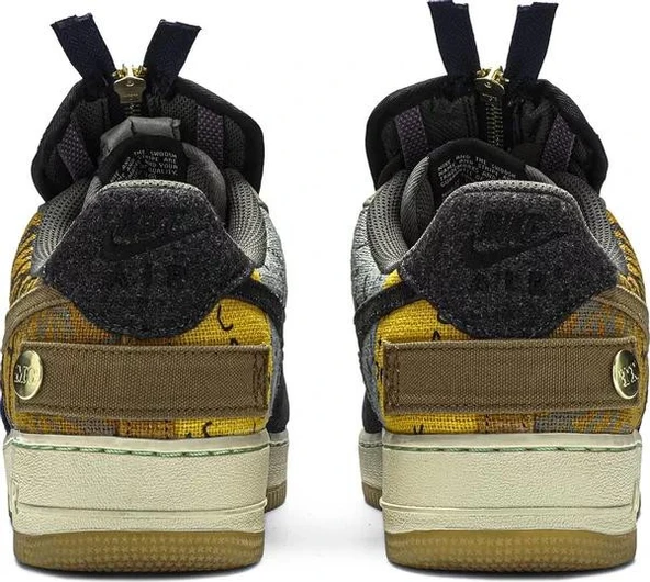 NIKE Travis Scott X Air Force 1 Low Cactus Jack - Resim 2