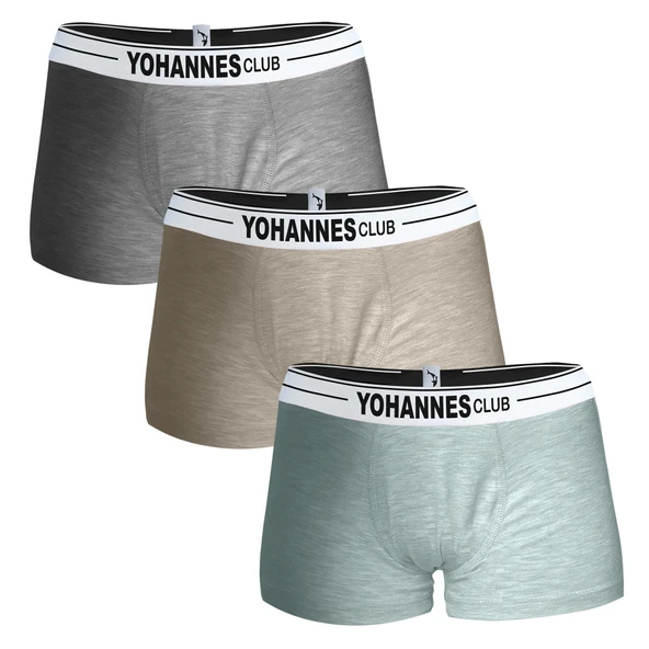 Yohannes Club, Erkek Çocuk, Pamuklu Boxer, 3'lü ve 4'lü paket seçenekli, çok renkli - Resim 4