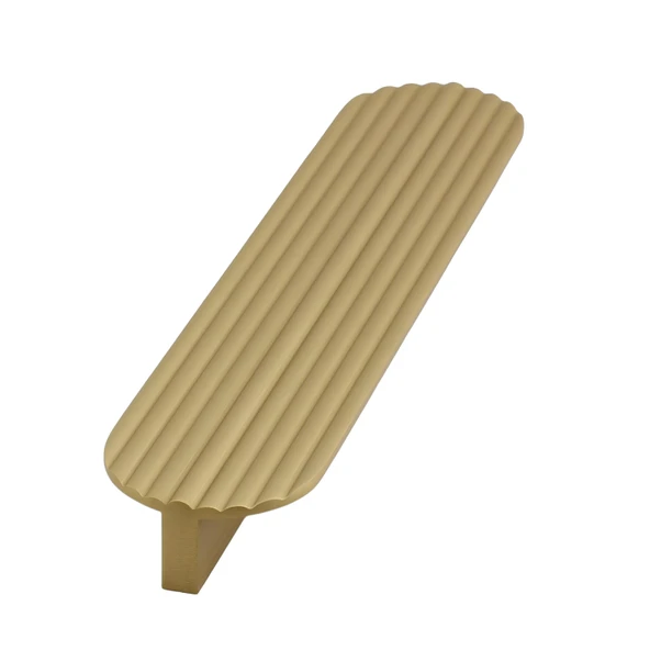 Teke Mat Altın Metal Kulp 224 mm 22,4 cm Mutfak Dolabı Kulbu Kulpu Mobilya Çekmece Dolap Kulpları ürün görseli