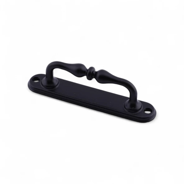 Siyah Metal Kapı Çekme Kolu 12 cm Dolap Saclı Mobilya Dolap Çekmece Tutamağı Kulp Kulpları - Resim 4